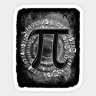 Pi T-Shirt 3,14 Pi Number Symbol Math Science Gift Sticker